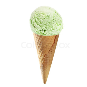 kiwi cone ice cream
